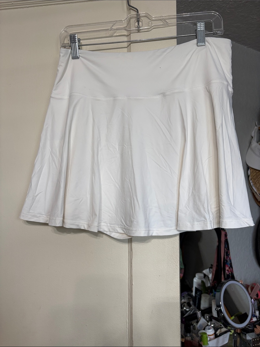 White Flared Skirt - Women's Athletic Skirt